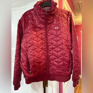 Under Armour Women's Burgundy Quilted Puffer Jacket